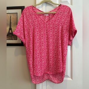 Lush Hot Pink Women's Blouse